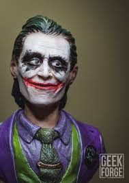Joker inspiró el adorno alternativo del busto de trabajo de pintura  inspirado en Joker