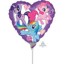 My little pony party theme birthday party decorations disposable tableware straws paper plates cups baby shower children's day. My Little Pony Birthday Party Mini Foil Balloons On Sticks X 5 5055446767661 Ebay