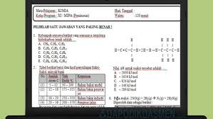 Maybe you would like to learn more about one of these? Soal Pat Ukk Kimia Sma Ma Kelas 11 Kurikulum 2013 Tahun 2019
