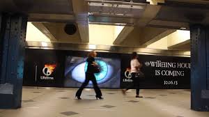 Space Category Iv Transportation Or Transit Interactive Video Wall By Pearl Media In New York S Columbus Circle Digital Signage Interactive Mirror Video Wall