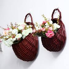 Wall fence hanging planter plant flower pot handmade rattan basket garden. Buy Garden Planter Flower Pots Green Plant Rattan Weave Wall Hanging Basket At Affordable Prices Free Shipping Real Reviews With Photos Joom