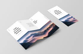 Inside psd file you will be able to place your own design. Free Trifold Brochure Mockup Medialoot