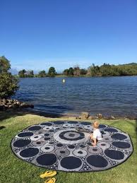 Recycled Outdoor Mat Reconciliation Aboriginal Design