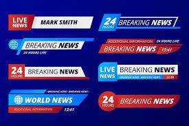 Breaking News Banners Template Breaking News Banner Template Banner