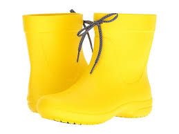Buy crocs™ yellow unisex adults' crocband flip flop. Crocs Lace Freesail Shorty Rain Boot In Yellow Lyst