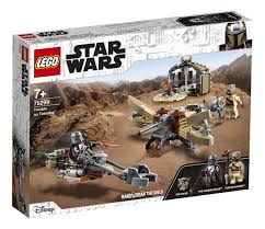Dans une galaxie lointaine, peuplée de personnages à la peau jaune et peuplés de blocs de couleurs, il y avait les jeux hilarants lego star wars gratuits. Lego Star Wars 75299 Conflit A Tatooine Commandez Facilement En Ligne Dreamland