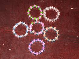 Create a loop at the end of the wire, with the pliers, to hold the beads on. Simple Beaded Ring How To Make A Beaded Band Ring Beadwork And Jewelry Making On Cut Out Keep