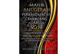 Anugerah perkhidmatan cemerlang (apc) iktiraf prestasi warga tudm ke arah pemerkasaan modal insan. Buku Program Apc 2018