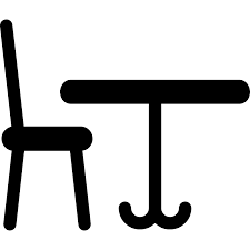 Table With Chair Vector Svg Icon Svg Repo Browse our table chair icon images, graphics, and designs from +79.322 free vectors graphics. table with chair vector svg icon svg repo