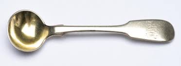 Sold at Auction: An Alexander Dick Sterling Silver Mustard Spoon Sydney  c1837 (L:10cm Wt 13g)