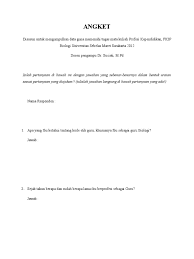 We did not find results for: Angket Keterlaksanaan Kode Etik Guru Biologi