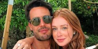She started off her career as a child actress; Marina Ruy Barbosa And Alexandre Sarnes Negrao Dating Gossip News Photos