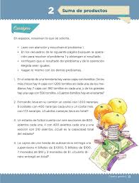 Si observas que la hoja de ejercicios no cabe en la pagina, ajusta los márgenes, el encabezado y el pie de página con las opciones de configuración de la las hojas de ejercicios son generados al azar, para que puedas obtener una nueva hoja de ejercicios simplemente actualizando la pagina desde tu. Suma De Productos Bloque I Leccion 2 Apoyo Primaria