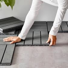 Runnen Decking Outdoor Gray Ikea In 2020 Patio Flooring Backyard Upgrades Balcony Flooring