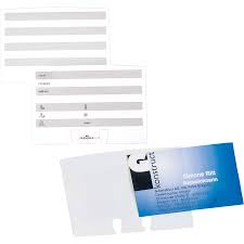 Organize and protect addresses and phone numbers. Durable Visifix Flip Refill Business Card Sleeves 2 Card Capacity For 4 12 104 65 Mm X 2 87 72 90 Mm Size Card White