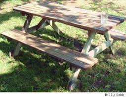 Picnic Table Wheels On Two Legs Google Search Picnic Table Diy Picnic Table Diy Table