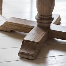 47.2 inches metal frame dining table with braces, brown and black. French Colonial Round Extending Dining Table 4 To 6 Seater Fads