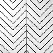 8x8 Flex Art Porcelain Tile Chevron Pattern Black And White Tile Art Chevron Tile Patterned Bathroom Tiles