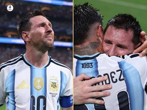 ⭕️🇦🇷🥹NO PUDO CONTENER LAS LÁGRIMAS: LA EMOCIÓN DE LIONEL MESSI TRAS EL  TRIUNFO DE ARGENTINA La clasificación de la Selección Argentina a los  cuartos de final del Mundial 2026 dejó una de