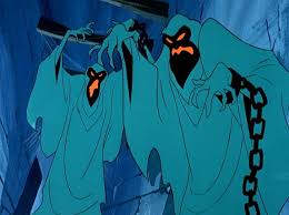 The Green Ghosts Were The Disguises Of Cosgood Creeps And Cuthbert Crawls The Designs Were Reused For The Diff Scooby Doo Images Scooby Doo Tattoo Scooby Doo