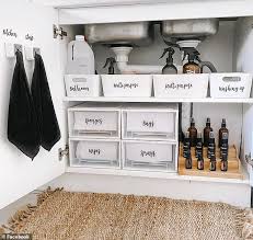 Maybe you would like to learn more about one of these? What Your Cupboard Under The Sink Should Look Like Mum Wows With Very Organised Storage Space Daily Mail Online