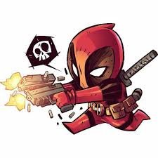 Zeichne eine vertikale linie durch die mitte des kopfes. Deadpool Deadpool Art Cute Deadpool Deadpool Artwork