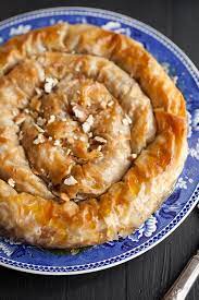 Apple Phyllo Pie With Pecans And Maple Drizzle And Dip Recipe Phyllo Recipes Greek Desserts Desserts