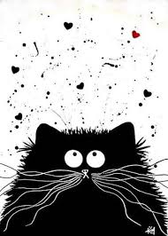 Inspiracio Transzfer Kepek Macskak Cicak Pagi Decoplage Cat Posters Cat Art Cats Illustration