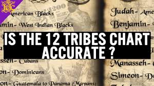 The Israelites Is The 12 Tribes Chart Accurate