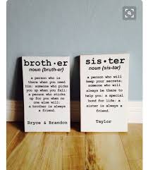 Siblings Brother Sister Definition Kids Room Kid Room Decor Sister Sign