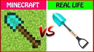 In minecraft they're measuring diamond. Minecraft Diamond Shovel In Real Life Minecraft Vs Real Life Animation Challenge Youtube