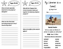 Lesson of the camel : My Librarian Is A Camel Activities Worksheets Tpt