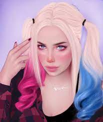 شـمس هـادي shared a photo on instagram نيـو رسـمه رأيـكم هـارلي كـوين بطريقـتي لفو الشاشه اكثر ش disney princess disney characters princess