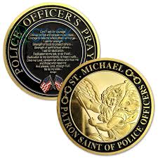 Check spelling or type a new query. Wholesale 50pcs Lot United States U S St Michael Patron Saint Of Police Officers Challenge Coin With Prayer Collectibles Coins Non Currency Coins Aliexpress