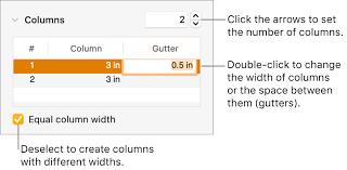 Apa yang ingin anda jadikan tabel? Format Columns Of Text In Pages On Mac Apple Support