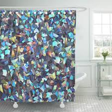 Fenice embroidered shower curtain is the essence of chic. Abaysto Blue Hologram Colorful With Many Small Holographic Pieces Orange Iridescent Metals Bathroom Decor Shower Curtain Sets With Hooks Polyester Fabric Great Gift Buy Online In Grenada At Grenada Desertcart Com Productid 201673210