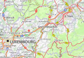 Grevenmacher counts about 4,200 citizens, which makes it the biggest luxembourgian city along the river moselle. Michelin Landkarte Grevenmacher Stadtplan Grevenmacher Viamichelin