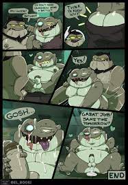 2022 after anal after oral after sex amphibia amphibia (series)  amphibian amphibian humanoid anal ass blue eye blush blushing captain bufo  captain grime comic cum cum inside cum on