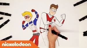 If the 'download' 'print' buttons don't work, reload this page by f5 or command+r. Coloring Kid Danger And Captain Man The Adventures Of Kid Danger Nick Youtube