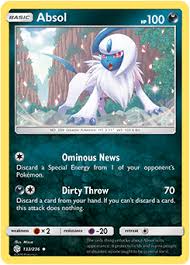 It is known as the disaster pokémon. Absol Team Up Tcg Card Database Pokemon Com