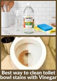 Cleaning Toilet Bowl Stains With Natural Toilet Bowl Cleaner Vinegar Clean Toilet Bowl Clean Toilet Bowl Stains Toilet Bowl Stains