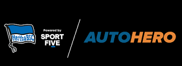 Das logo der digitalen automobilplattform autohero wird ab dem 1. Hertha Bsc Verkundet Neuen Hauptsponsor
