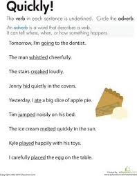 Image Result For Adverb And Adjective Worksheet 4th Grade Adverbs Worksheet Adverbs Adverbs Lesson