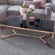 Table basse miroir mdf et verre 100 x 50 x 45 cm neuf. Superbe Design Table Ou Plateau En Verre Noir Cadre Cuivre 120 X 60 X 41 Cm Table De Salon Effet Miroi Table Decor Living Room Coffee Table Sofa Table Design