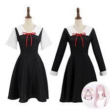 Anime Kaguya Sama Love Is War Cosplay Costume Shinomiya Kaguya Fujiwara Chika School Uniform In 2020 Cosplay Costumes School Uniform Costume Accessories