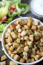 To make the croutons, tear up the sourdough into small pieces and set aside. Garlic Parmesan Croutons Recipe Butter Your Biscuit