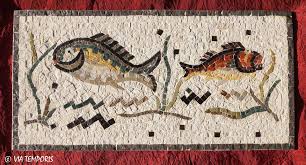 We also provide you with templates to create your own mosaic ornaments. Roman Mosaic Frieze With Fishes Via Temporis Reproductions