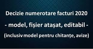 We did not find results for: Decizie Numerotare Facturi 2020 Theexperts Ro