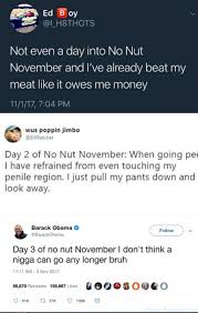 Every year since 2017 that november rolls around, the internet marks the first few days of the month by invariably trending #nonutnovember. 19 Best No Nut November Ideas Memes Funny Dankest Memes