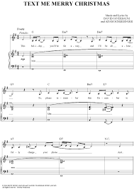 Text Me Merry Christmas Christmas Sheet Music Text Me Ukelele Songs